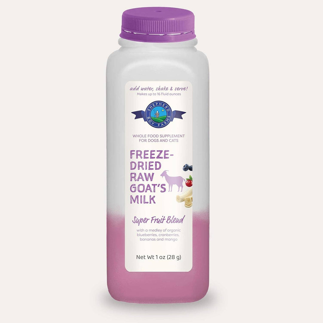 Freeze-Dried Raw Goat Milk Topper- Super Fruit
