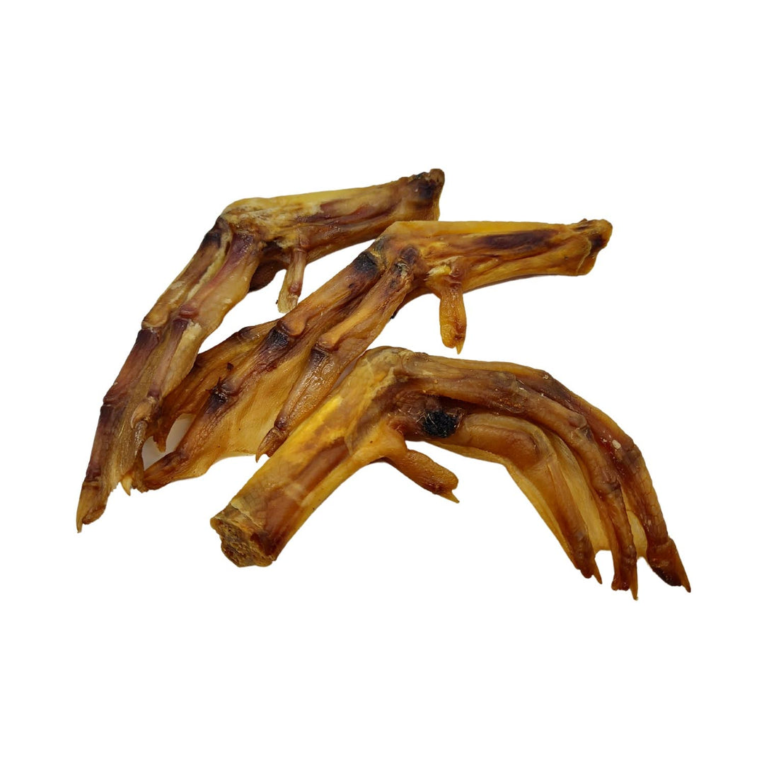 Duck Feet Dog Treats - Single-Ingredient Chews (25/Bag)