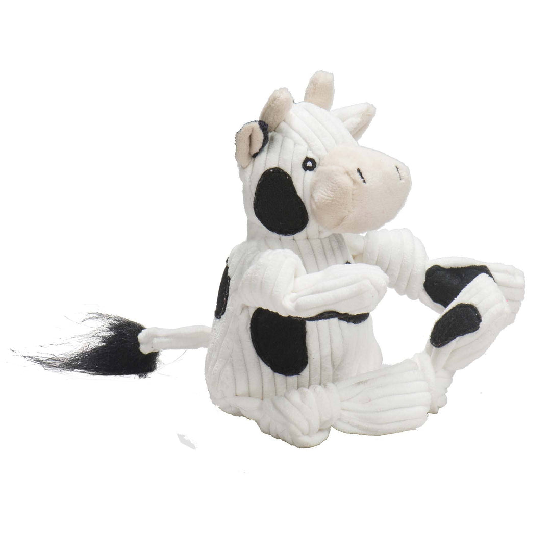 Huggle Hounds Dottie Cow Knottie Plush Large