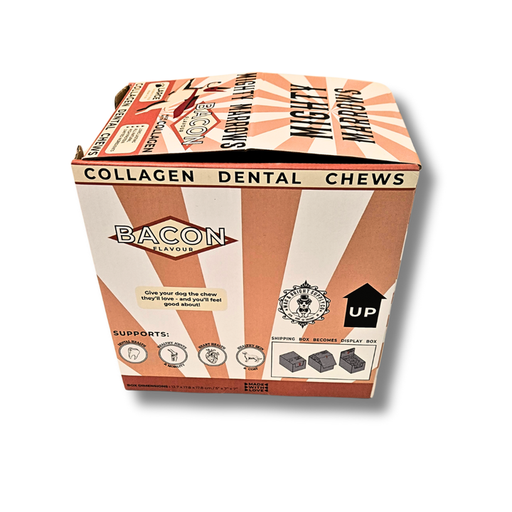 Mighty Marrows Collagen Dental Chew - Spirulina Beef - SM/LG: Large