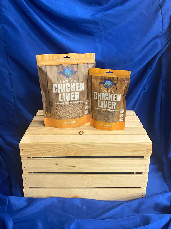 Freeze Dried Chicken Liver Treats: 3oz