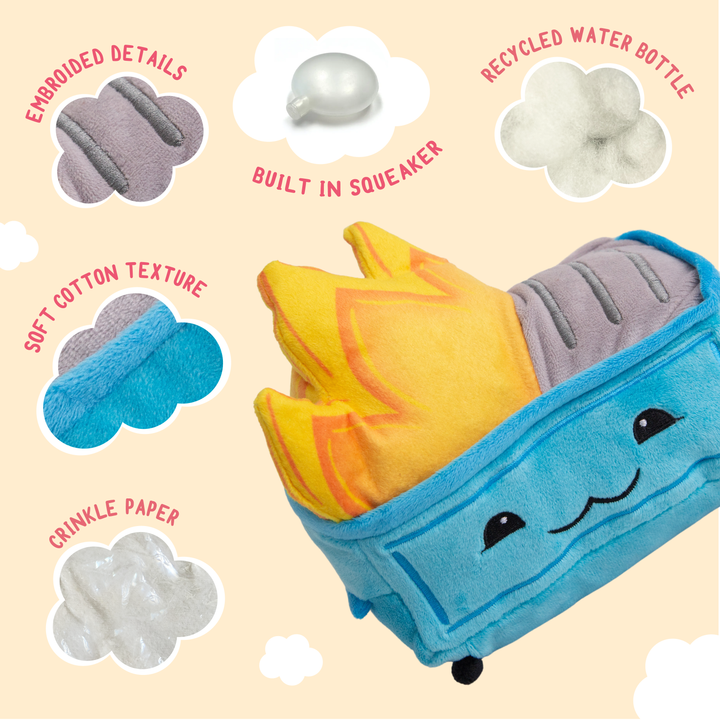 Snugarooz Dumpster Fire Toy