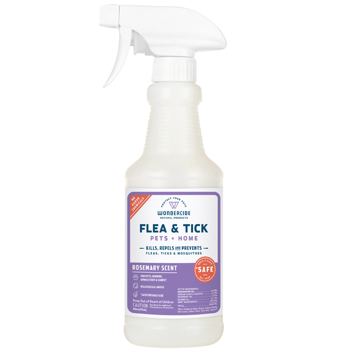 Wondercide Rosemary Flea/Tick/Mosquito Spray - 16 oz
