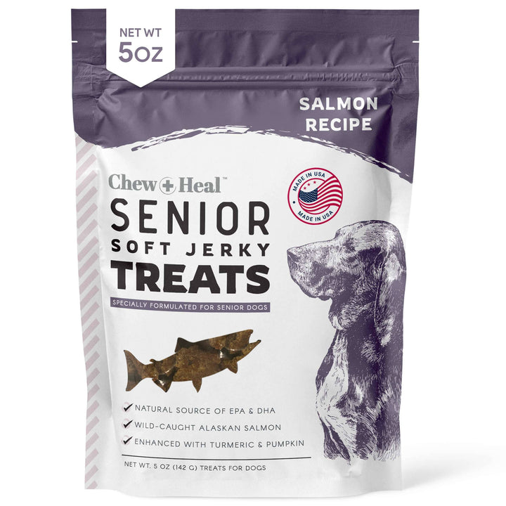 Senior Wild Alaskan Salmon Limited Ingredient Dog Treats: 5oz