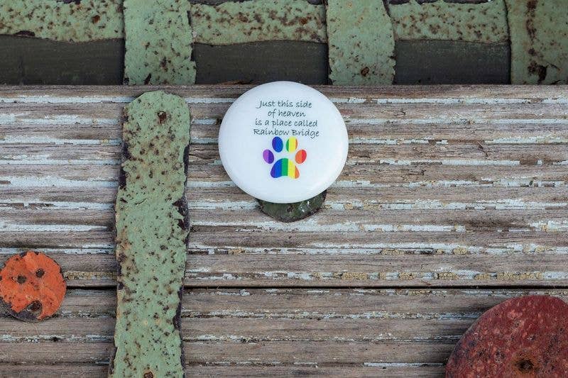 Pet Grief Imprinted Glass Stones