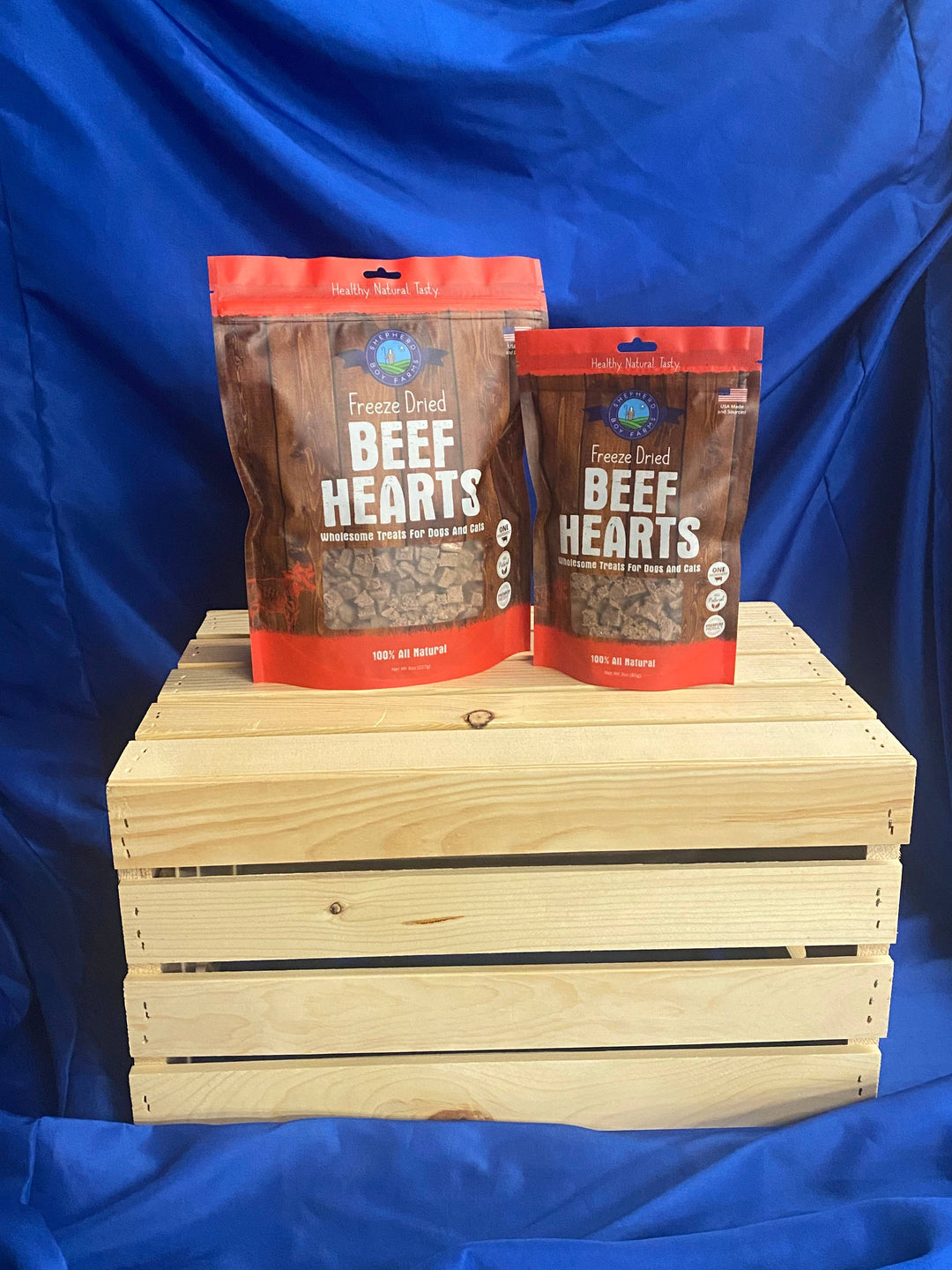 Freeze Dried Beef Heart Treats: 3oz