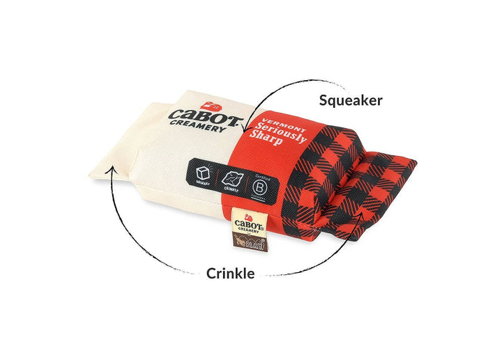 PLAY Cabot Creamery Seriously Sharp Squeaker