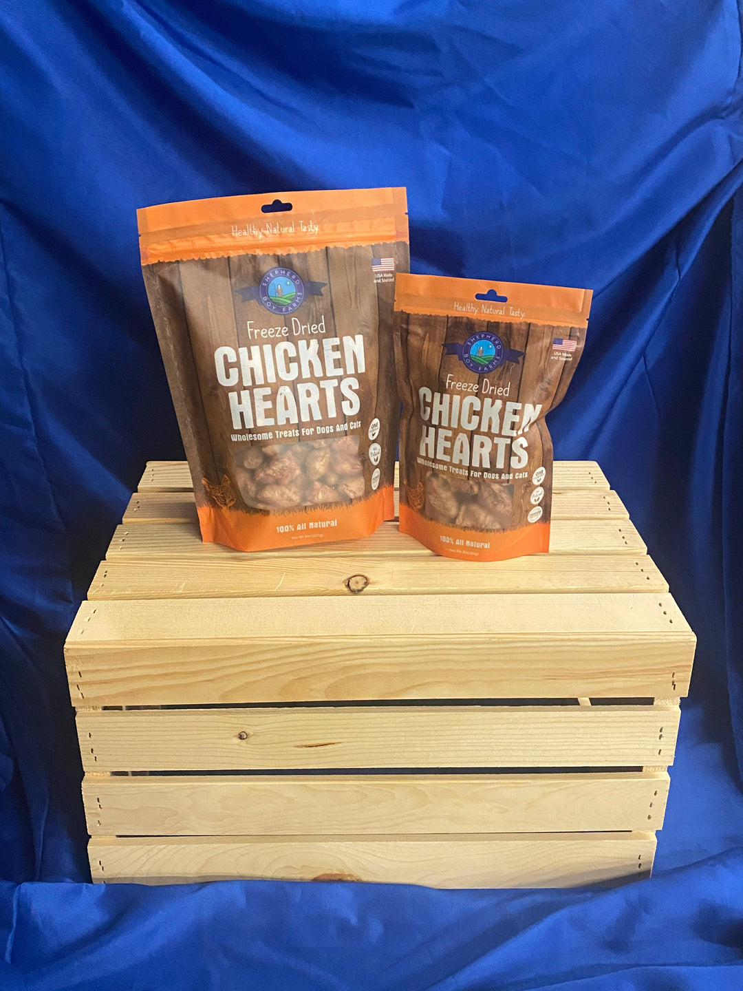 Freeze Dried Chicken Heart Treats: 3oz