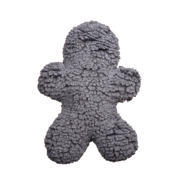 HuggleFleece® Man Plush Dog Toy: Gray