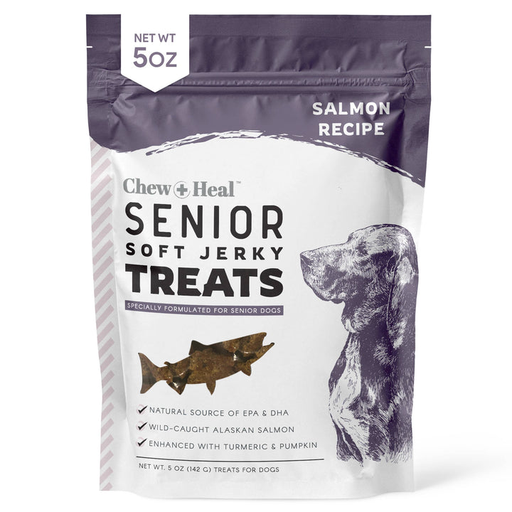 Senior Wild Alaskan Salmon Limited Ingredient Dog Treats: 5oz