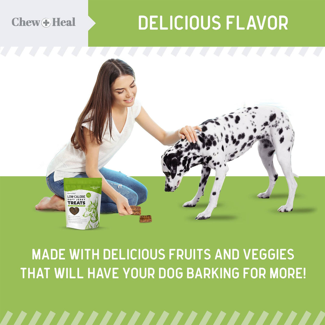 Low Calorie Plant Based Soft Jerky Treats for Dogs: Small