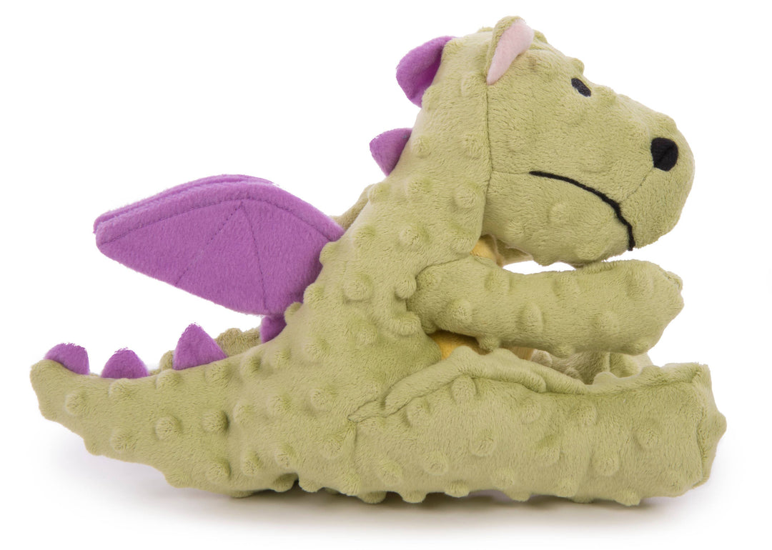 goDog Dragons Squeaky Plush Dog Toy Large