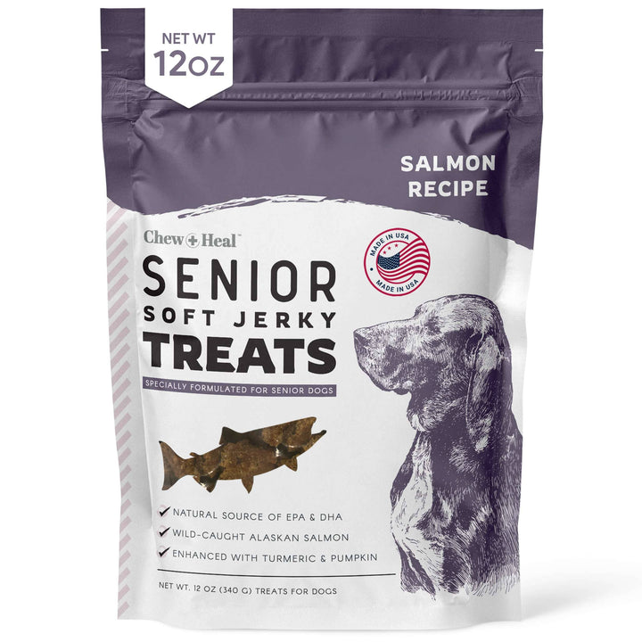 Senior Wild Alaskan Salmon Limited Ingredient Dog Treats: 12oz
