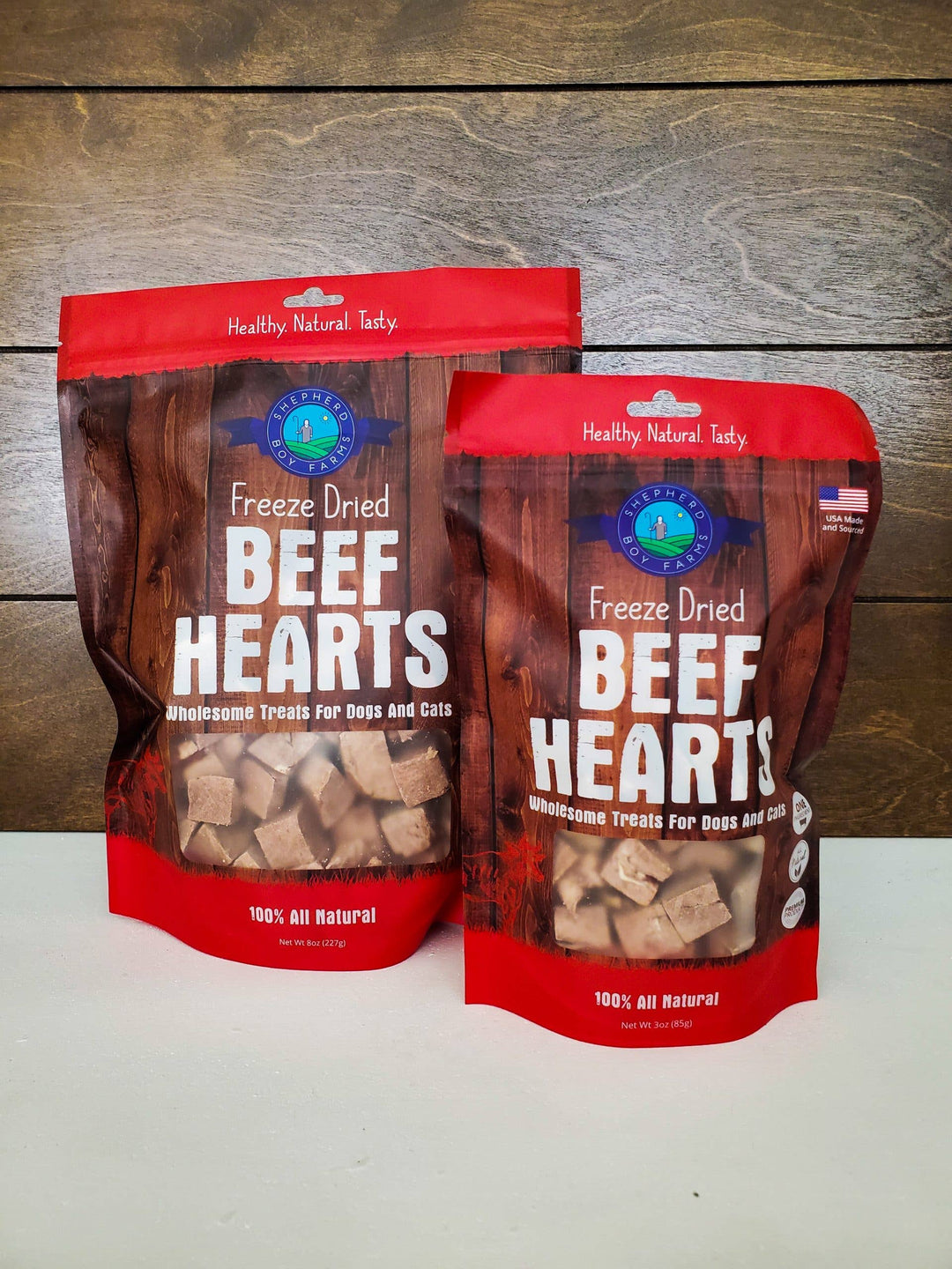 Freeze Dried Beef Heart Treats: 3oz
