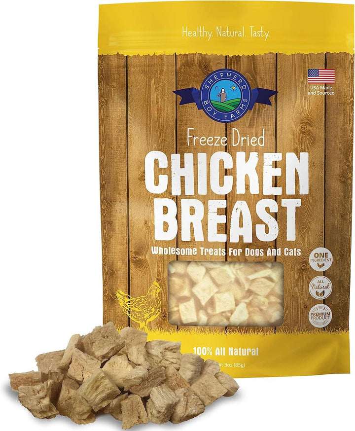 Freeze Dried Chicken Breast Treats: 3oz