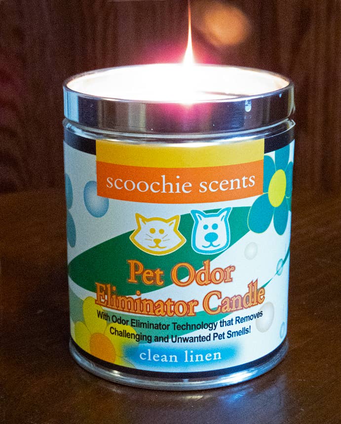 Scoochie Pets Candle - Clean Linen