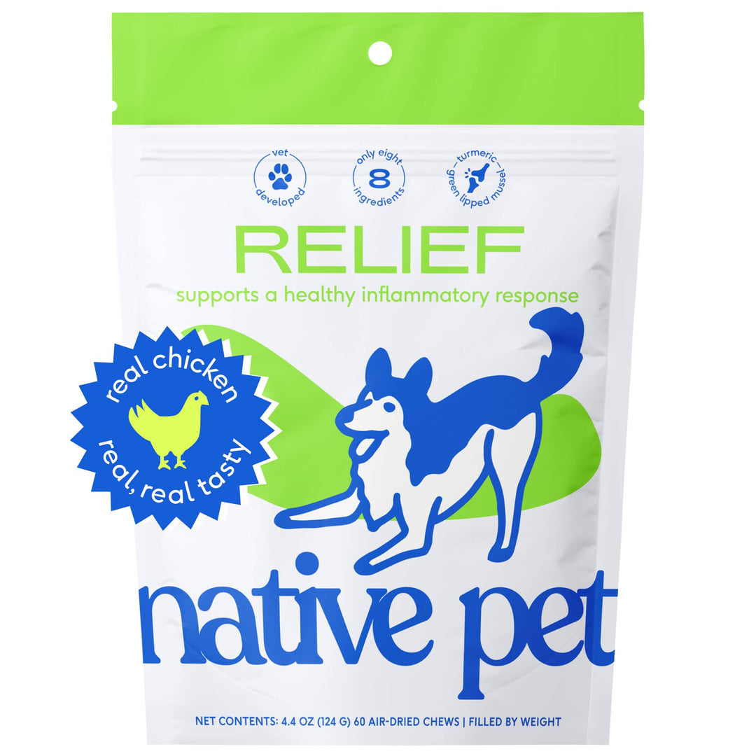 Native Pet - Relief Chews - 60ct