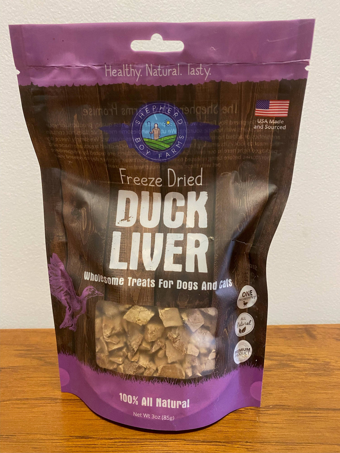 Freeze Dried Duck Liver: 3oz