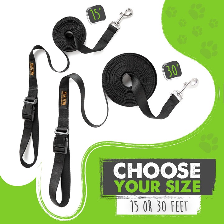 Long Dog Leash: 15 feet