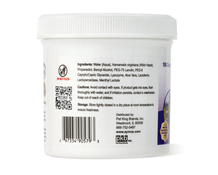 Zymox Advanced Enzymatic Ear Wipes 6oz 100ct