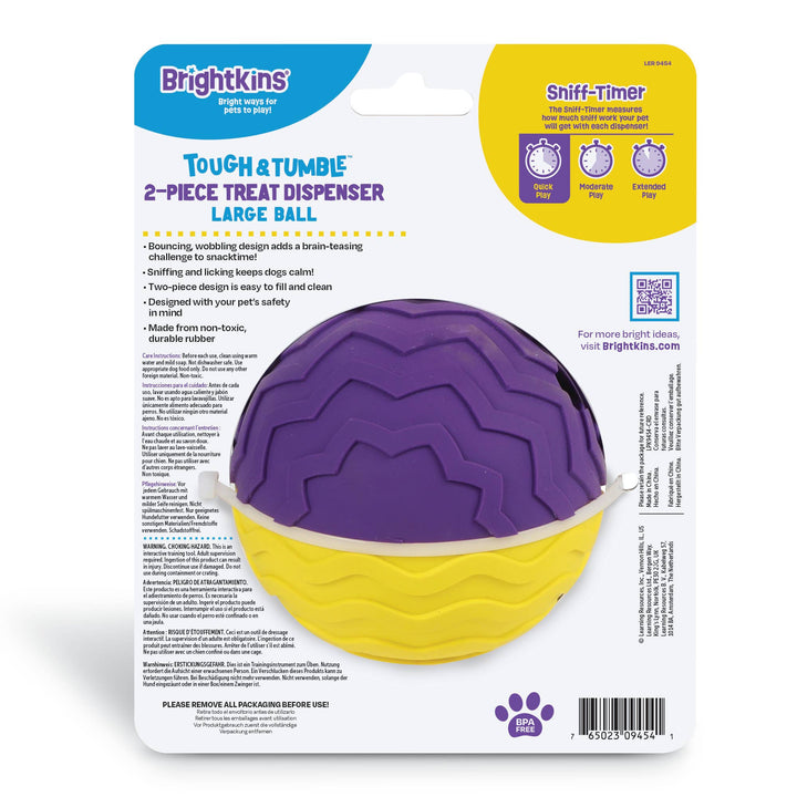 Brightkins™ Tough & Tumble 2-piece Texture Ball (Large)