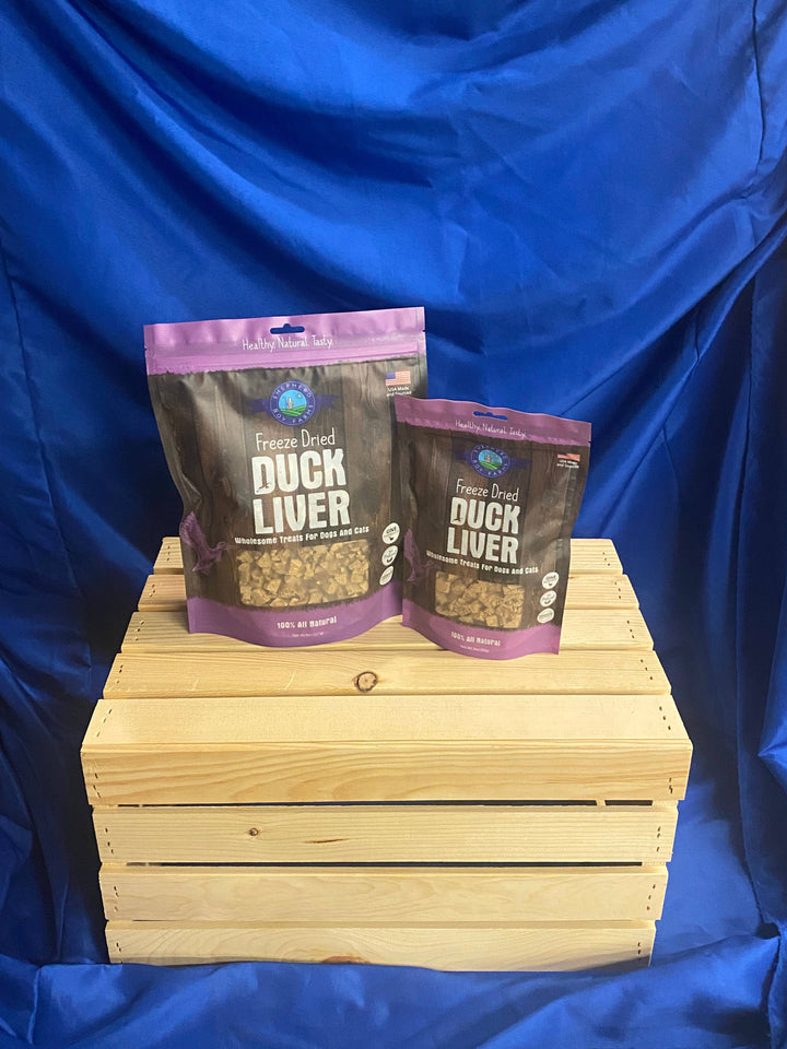 Freeze Dried Duck Liver: 3oz