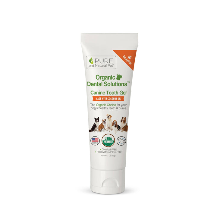 Pure & Natural Pet Organic Dental Tooth Gel Sweet Potato Cinnamon