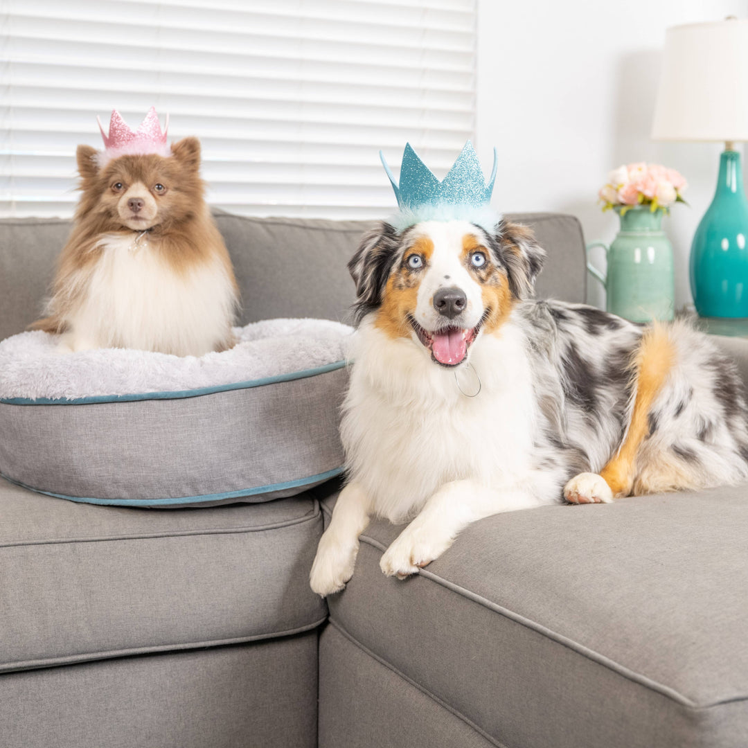 Party Crown Blue with SnugFit®: Small