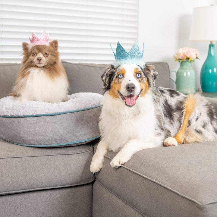 Party Crown Blue with SnugFit®: Large