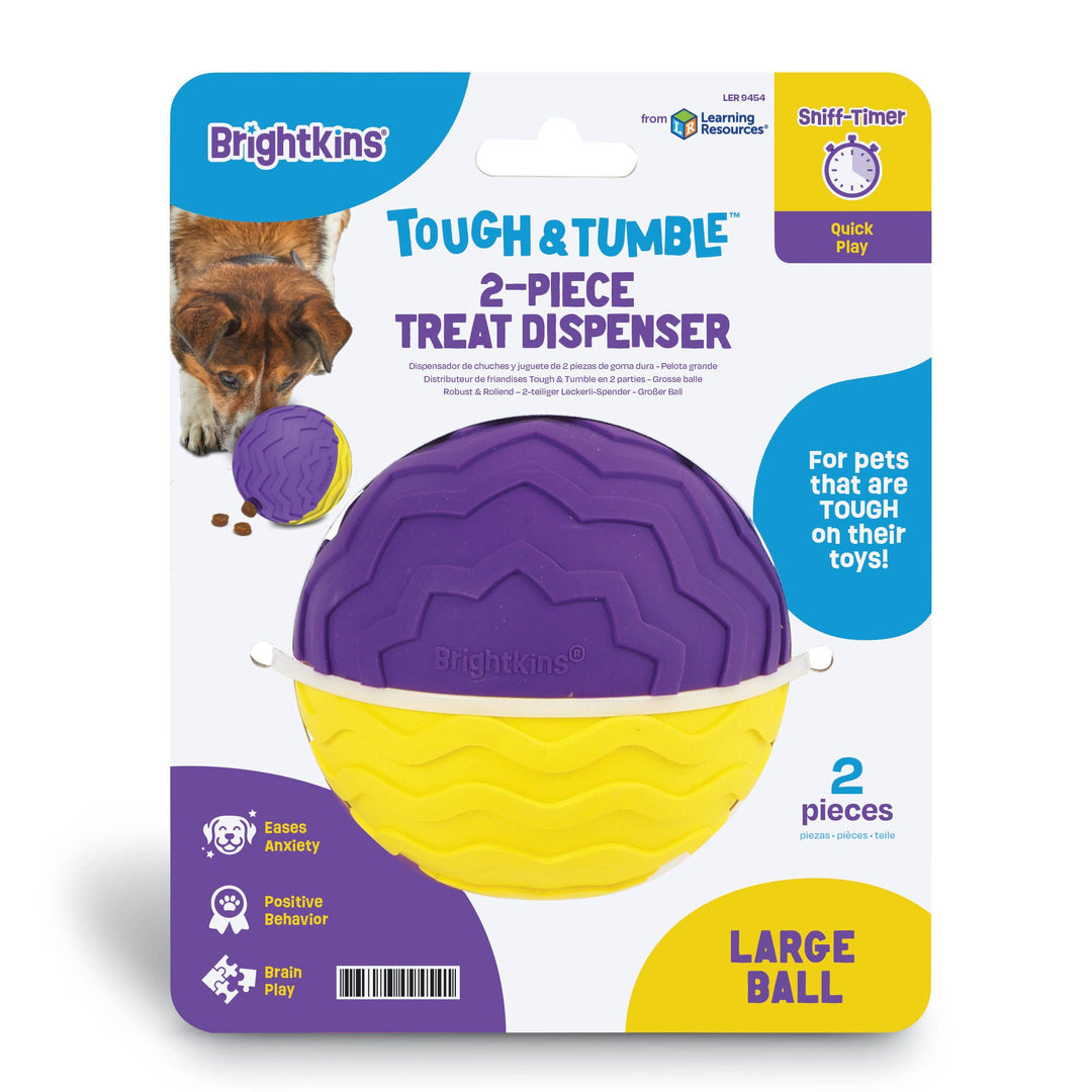 Brightkins™ Tough & Tumble 2-piece Texture Ball (Large)