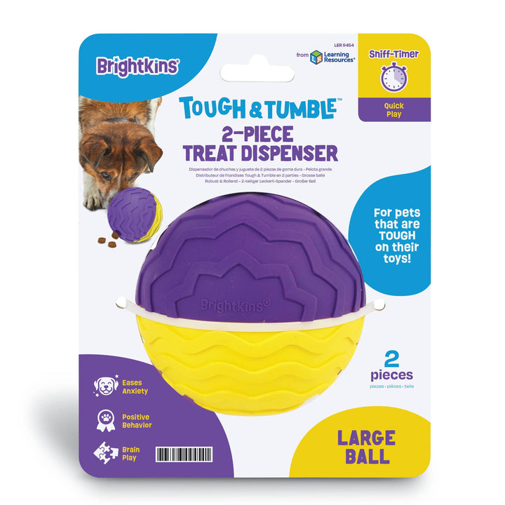 Brightkins™ Tough & Tumble 2-piece Texture Ball (Large)