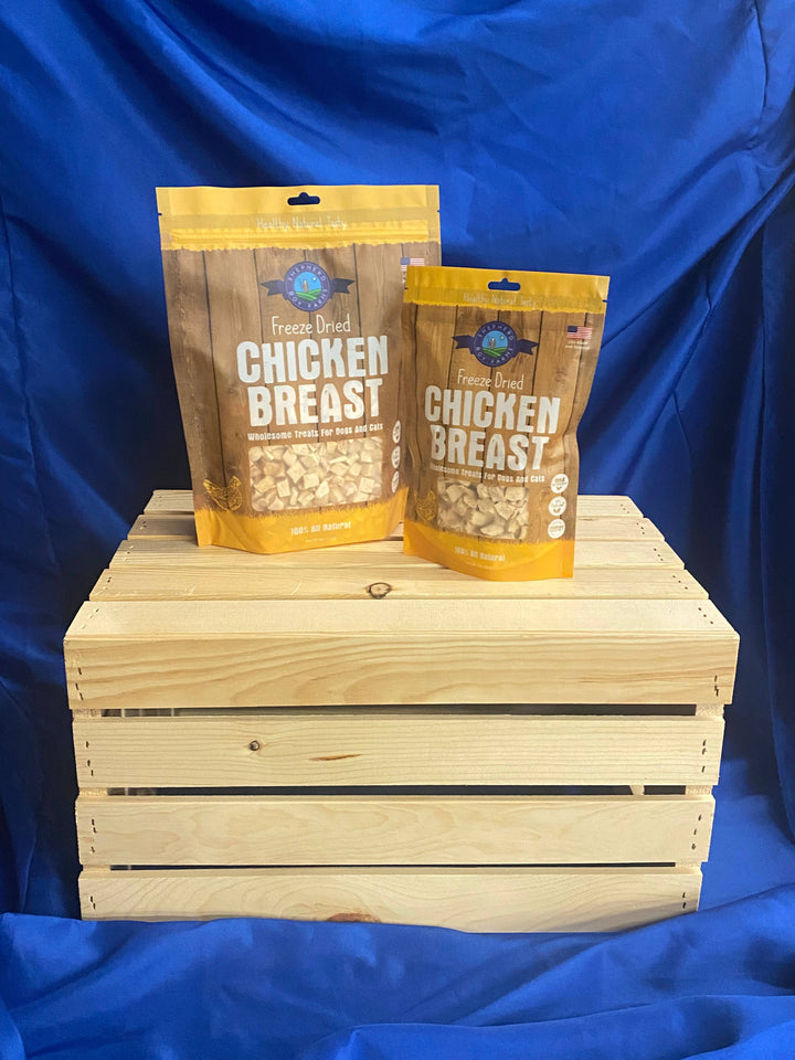 Freeze Dried Chicken Breast Treats: 3oz