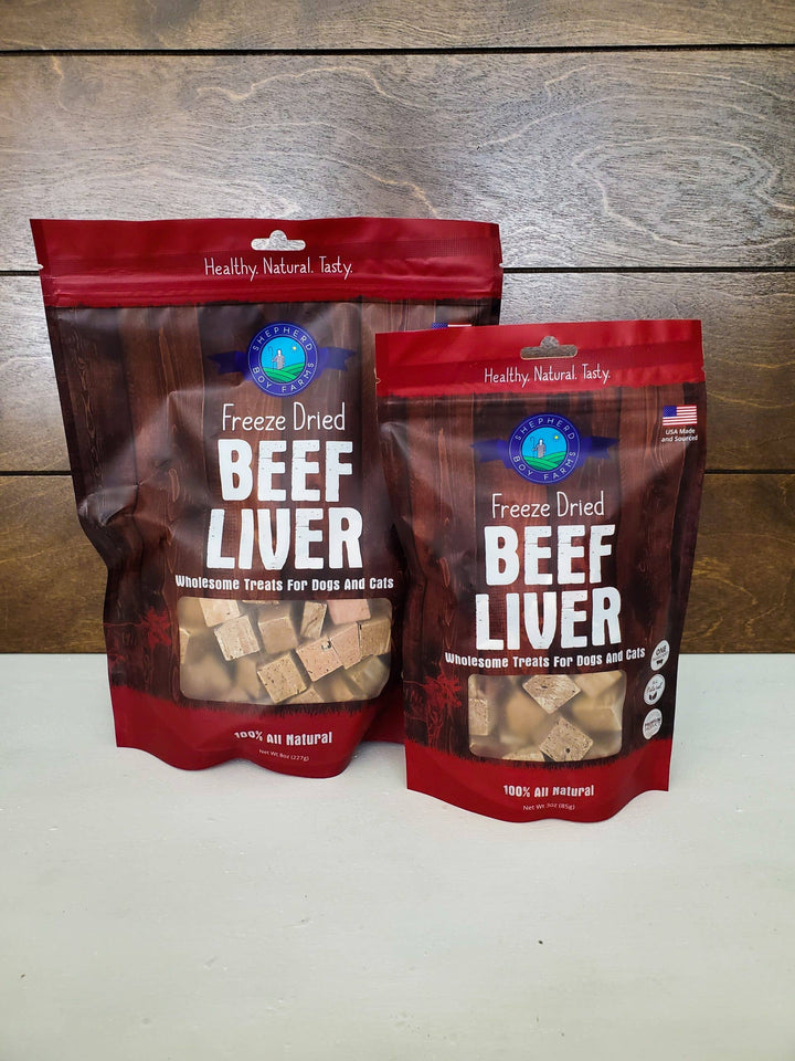 Freeze Dried Beef Liver Treats: 3oz