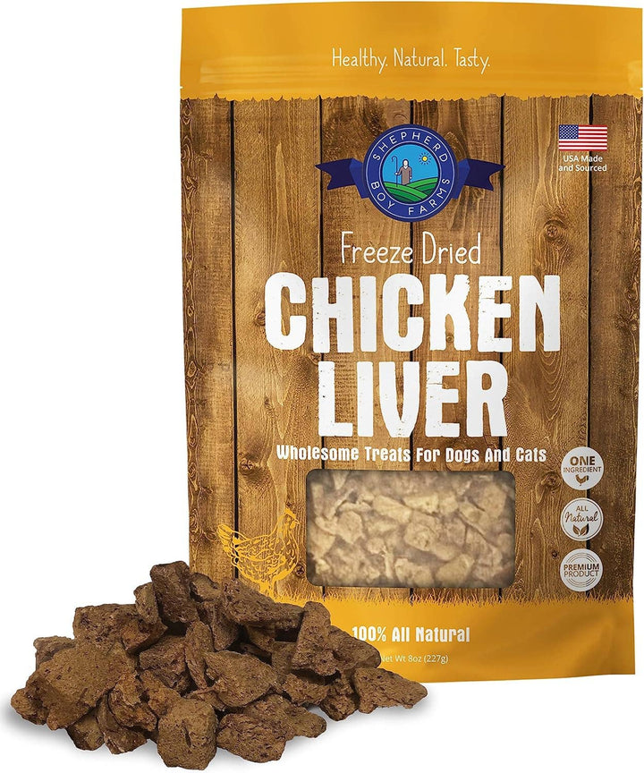Freeze Dried Chicken Liver Treats: 3oz