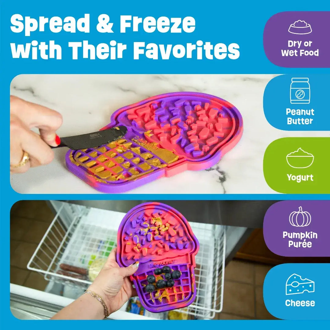 Brightkins™ Tie Dye Ice Cream Lick Mat