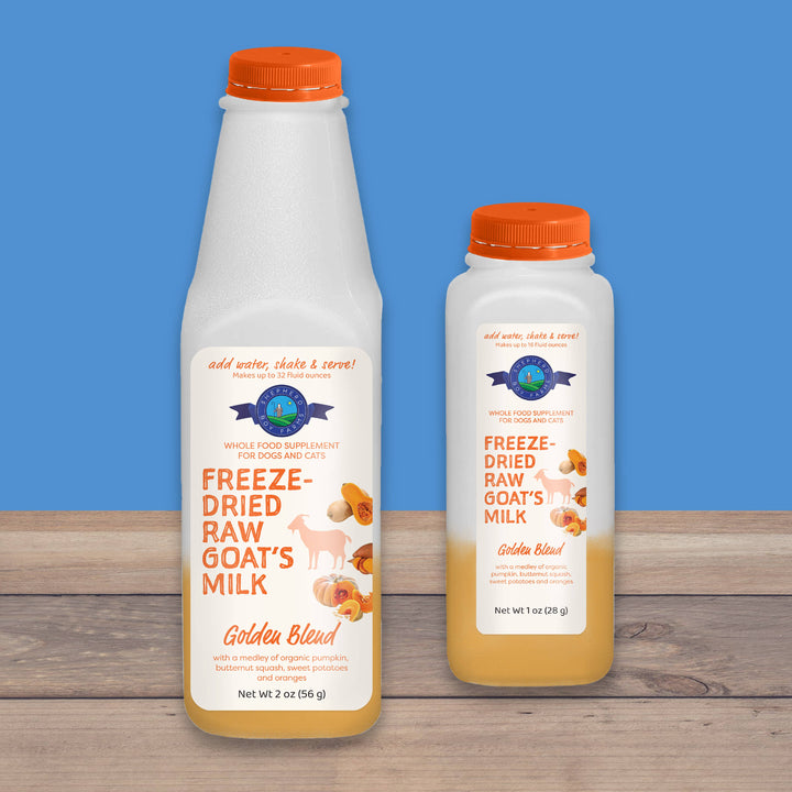 Freeze-Dried Raw Goat Milk- Golden Blend