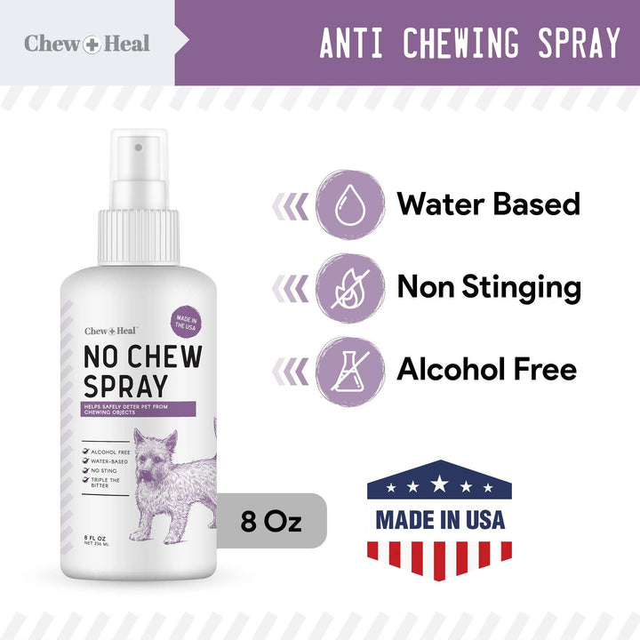 Chew + Heal - No Chew Spray - 8 floz