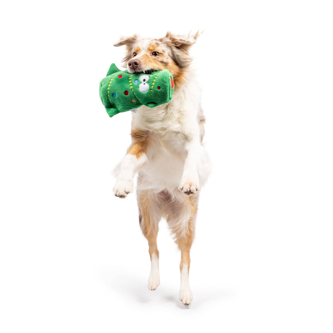 Squeak 'n Peek Christmas Tree Dog Toy: One Size