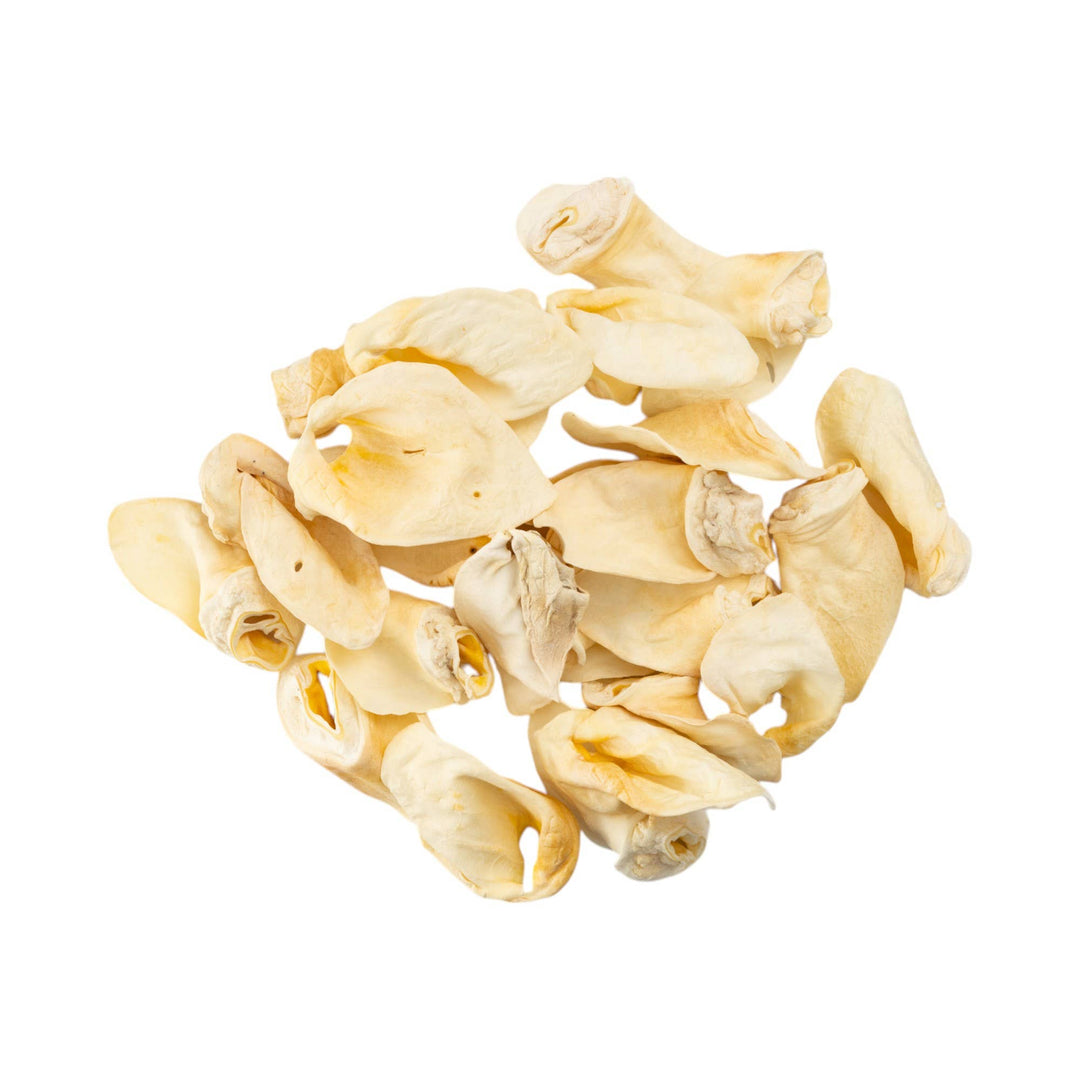 White Cow Ear Dog Chews | Rawhide-Free & Natural (25/bag): Large (46g+)