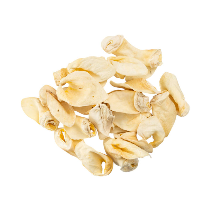 White Cow Ear Dog Chews | Rawhide-Free & Natural (25/bag): Large (46g+)