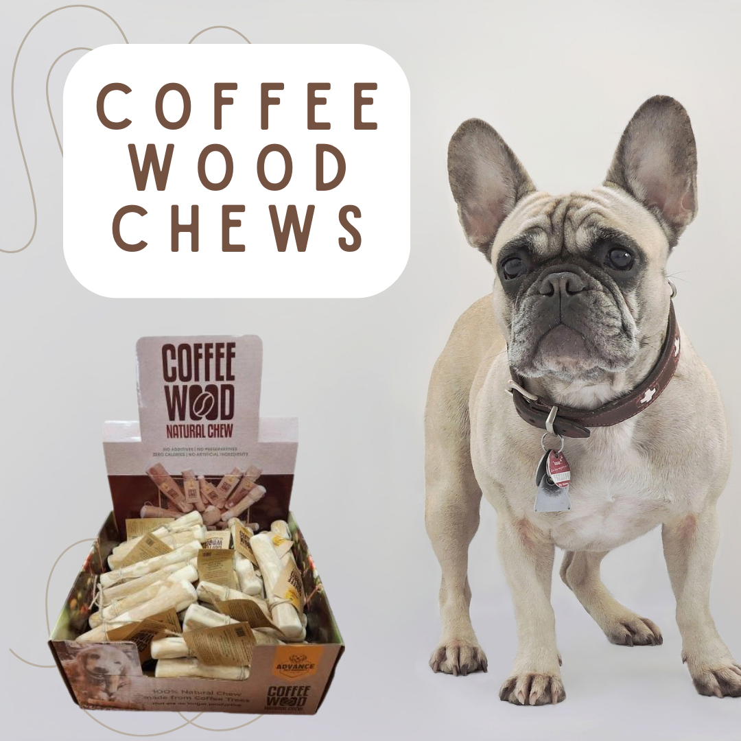 All-Natural Wood Chews for Dogs! Olive Wood and Coffee Wood: Single / Jumbo