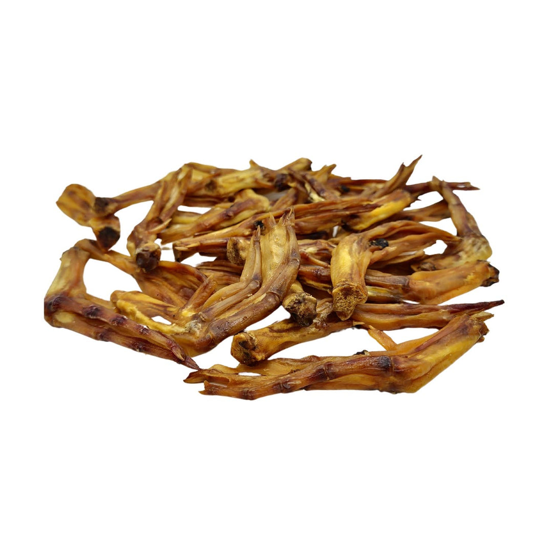Duck Feet Dog Treats - Single-Ingredient Chews (25/Bag)