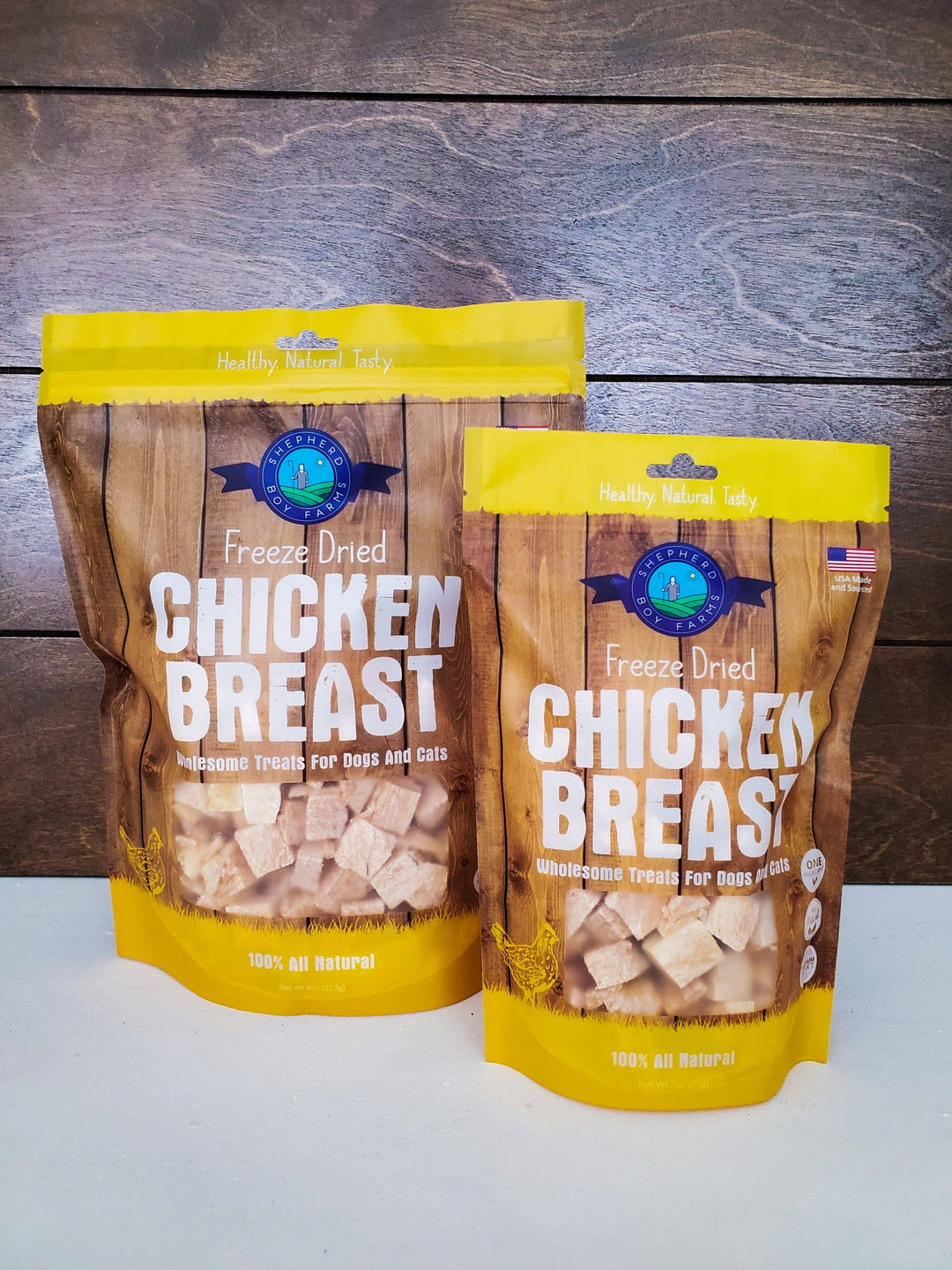 Freeze Dried Chicken Breast Treats: 3oz