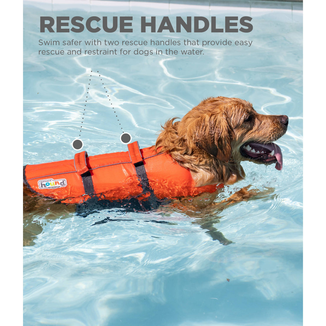 Outward Hound Granby Splash Life Jacket Orange Medium