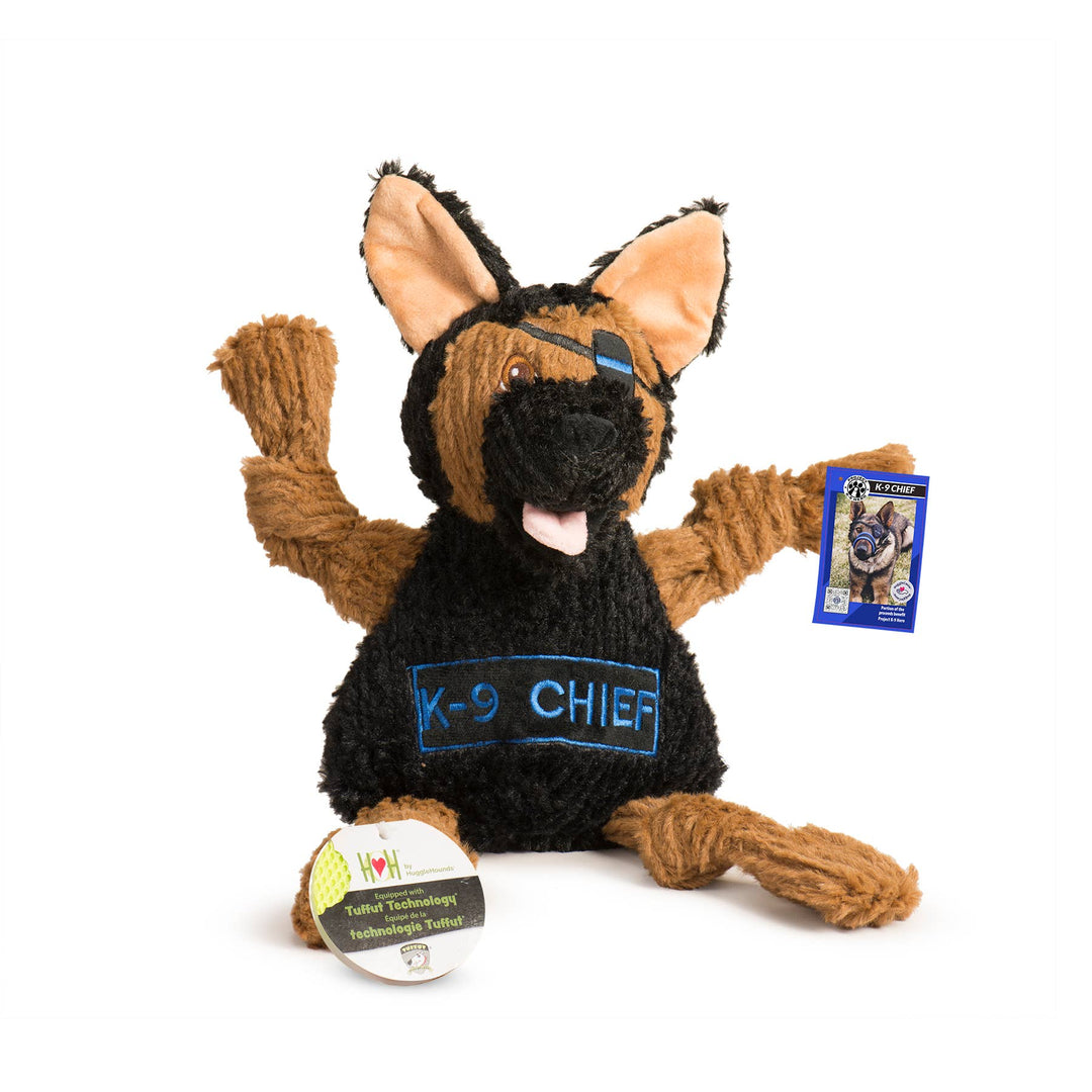 K-9 Hero, Chief Knottie®, Plush Dog Toy