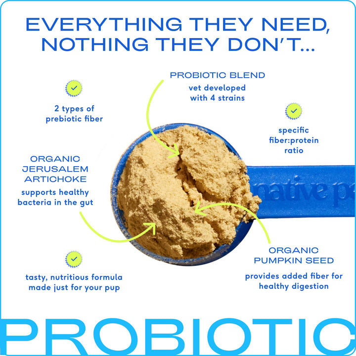 Probiotic & Prebiotic Powder Vet-Formulated Supplement: 8.2 oz