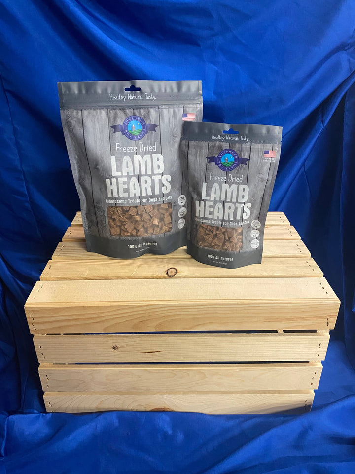 Freeze Dried Lamb Heart Treats: 3oz