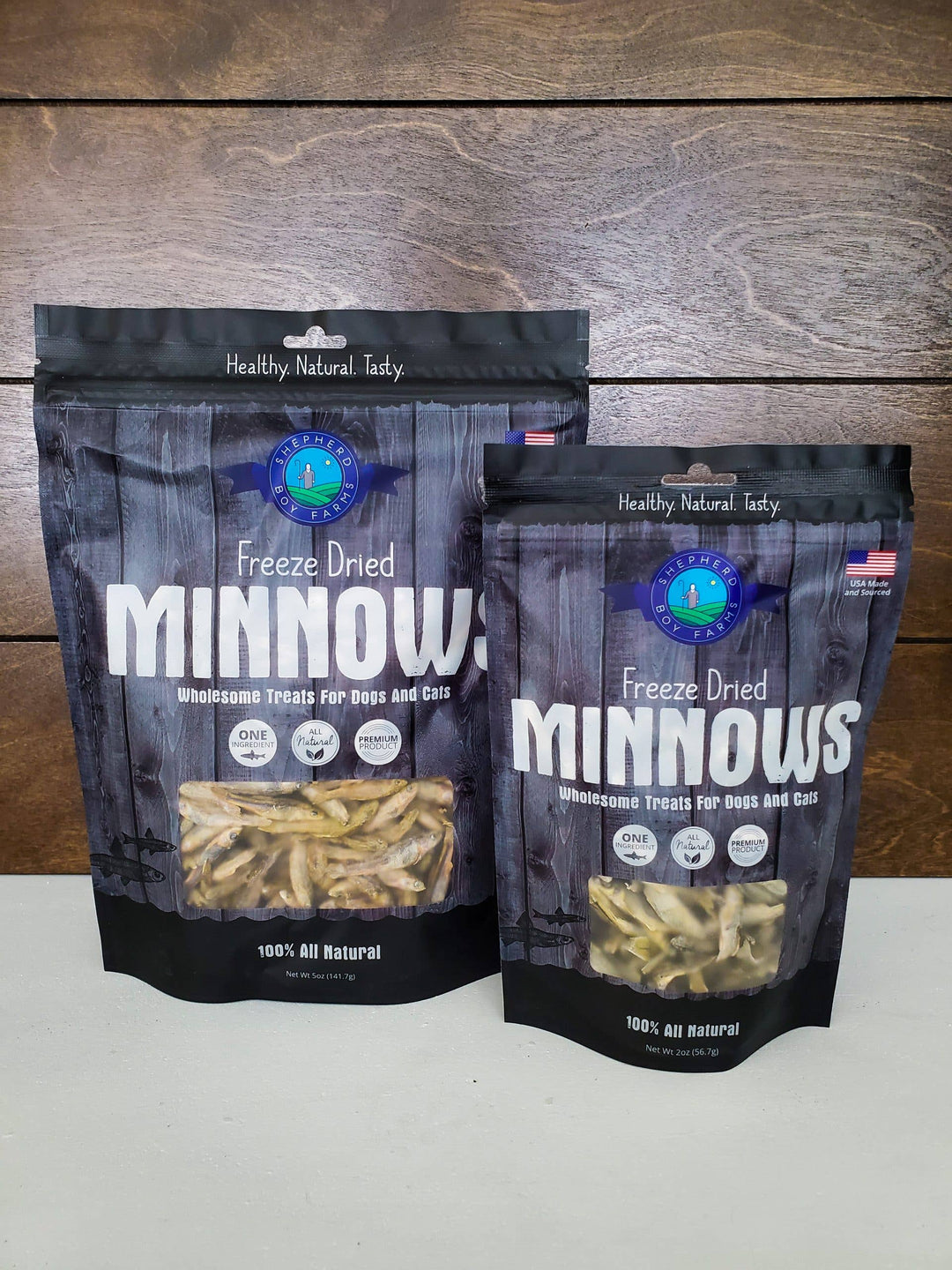 Freeze Dried Minnow Treats: 2oz