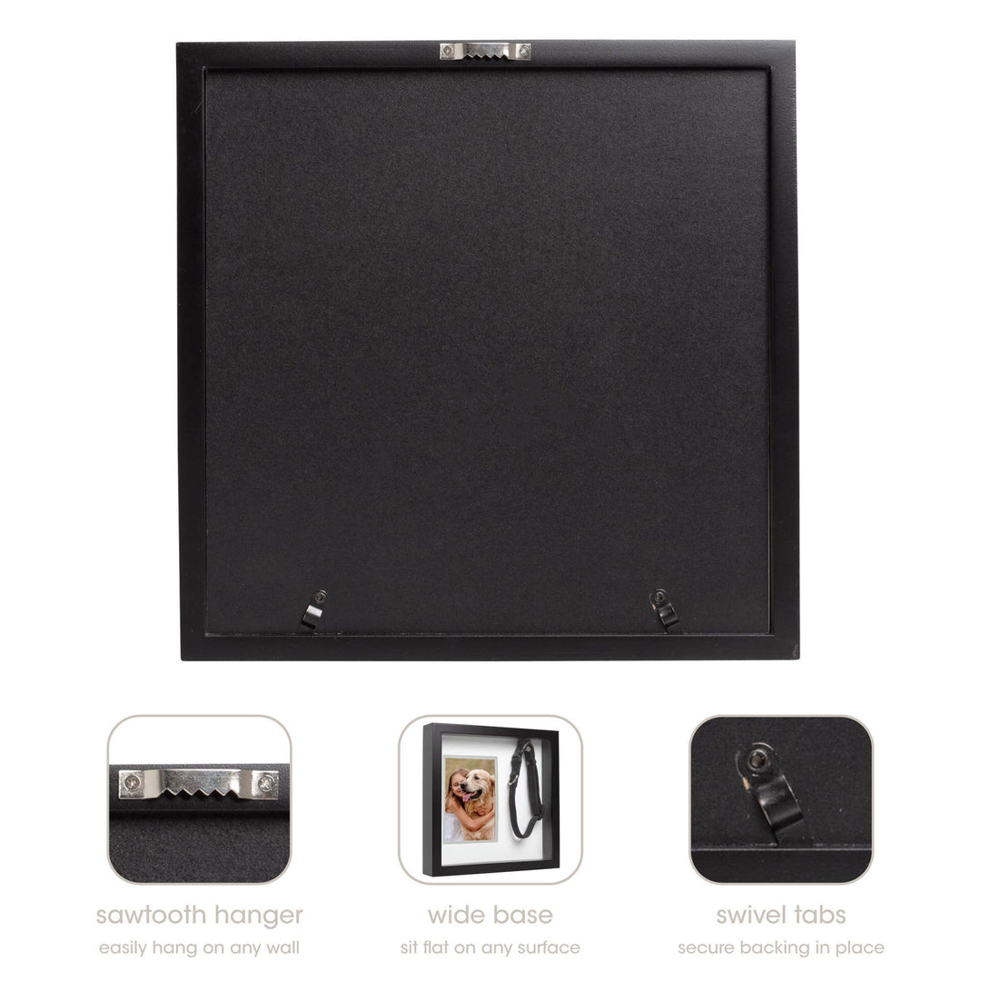 Pet Collar Picture Frame, Black