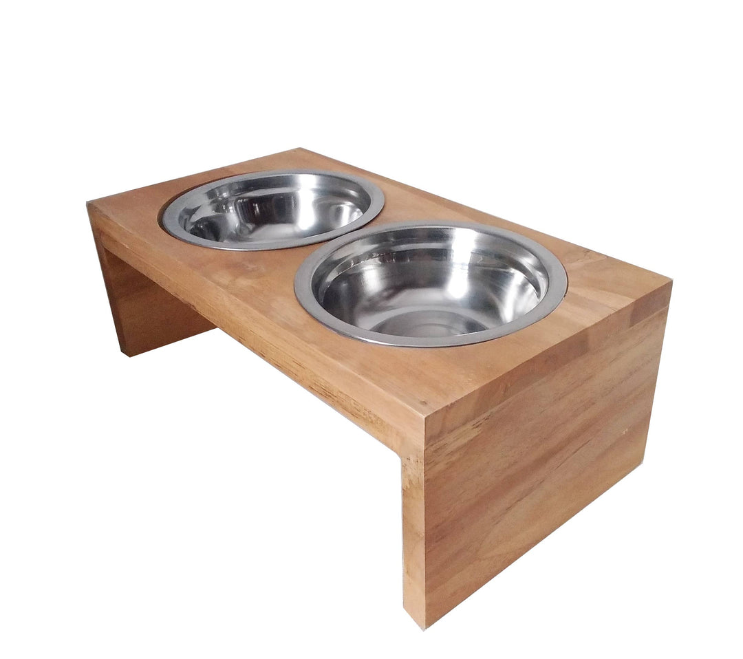 D-Art Collection Pet Feeder Stand with 2 Bowls